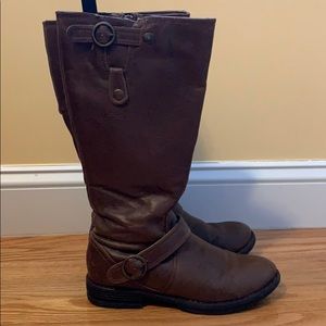 Madden Girl G-Zarahh Brown Knee High boots, sz 7.5